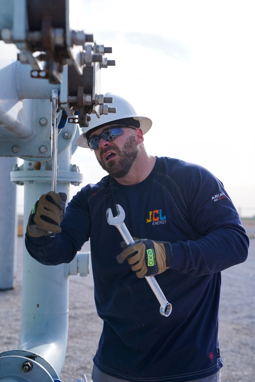 JCL technician working on a transformer
